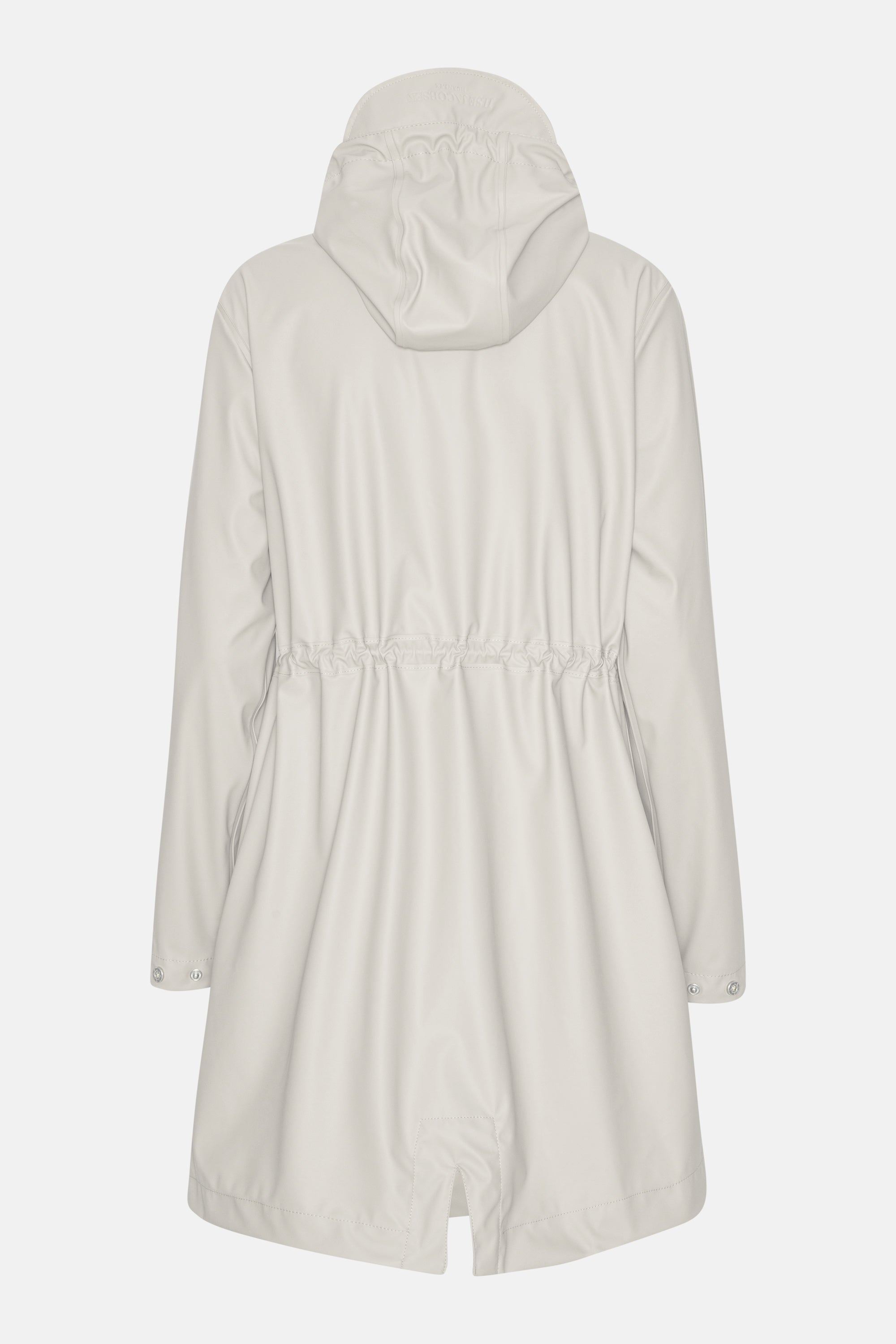 Long Parka Rain Jacket - Milk Creme